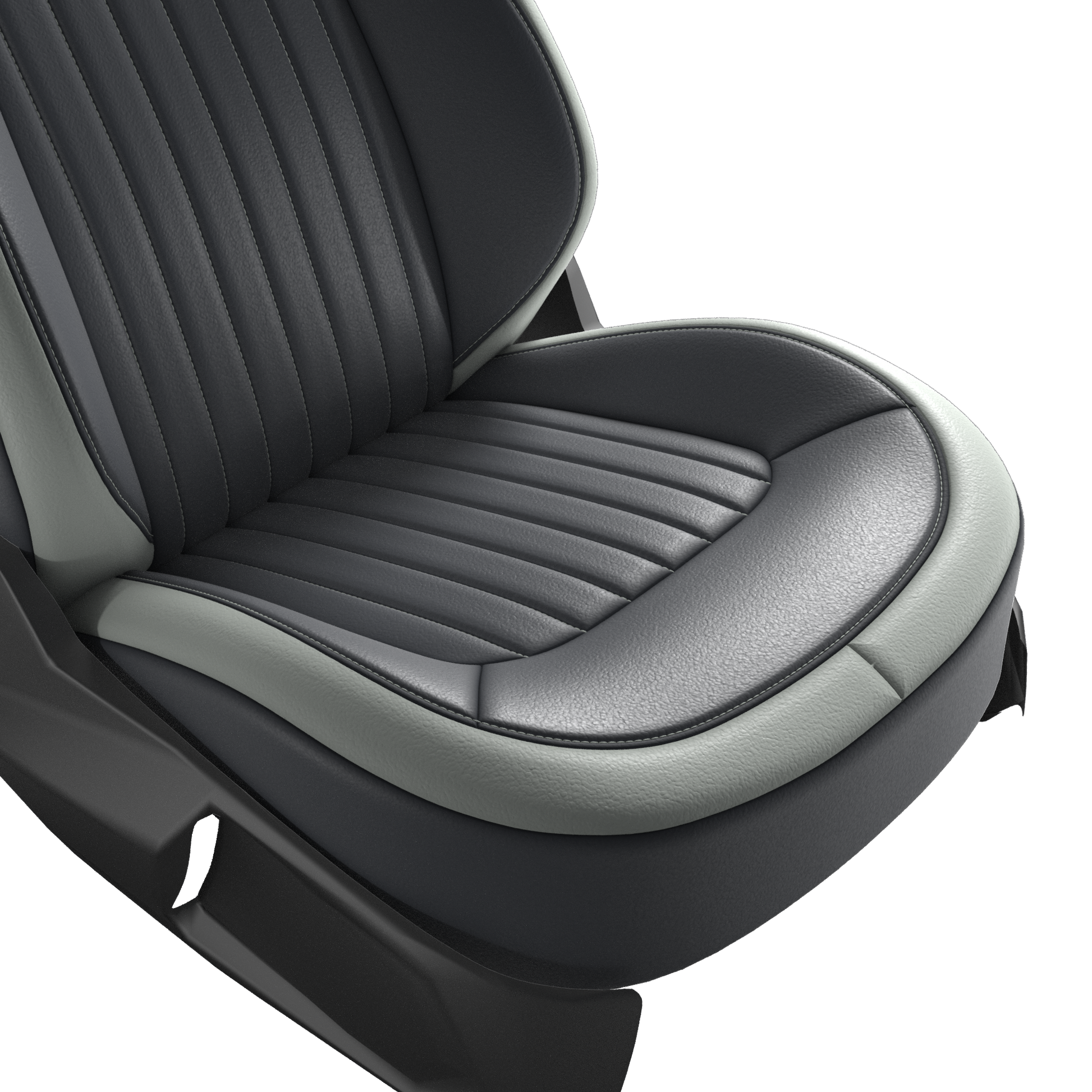 Transparent seat outlet covers for cars